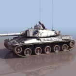 精密坦克3D模型