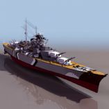 军舰3D模型(含材质)