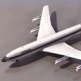 波音707大型客机模型