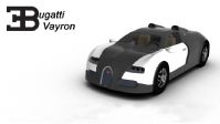 3D布加迪威龙跑车模型