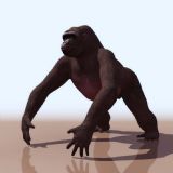 黑猩猩3D模型