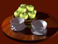 水果茶杯3D模型