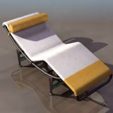 阳光睡椅3D模型