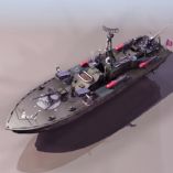 美军军舰3D模型