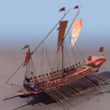 3D古代船舶模型