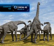 长颈龙3D模型