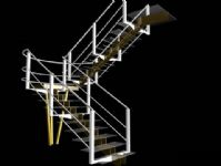 折叠式楼梯3D模型