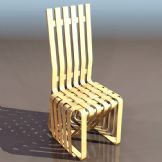 竹椅3D模型