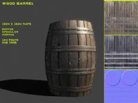 木桶次时代游戏3D模型