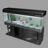 水族箱,鱼缸3D模型