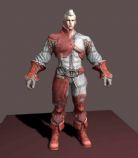 次世代游戏T.E.R.A男主角3D模型(带两个骨骼动画)