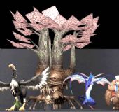 最终幻想网游全套五十多种角色3D模型(带材质)