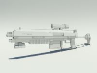 未来轻型冲锋枪3D模型