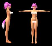 女人体3D模型(高模,含材质)