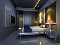 商务酒店卧室3D模型（含材质）