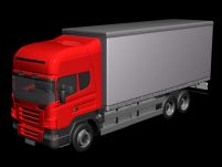 箱式卡车3D模型