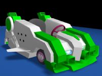 跑跑卡丁车棉花糖SR赛车3D模型