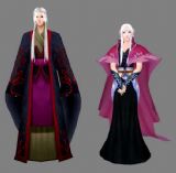 仙剑妖界之主和她的忠实下属婵幽奚仲3D模型