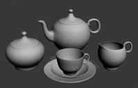 茶具3D模型