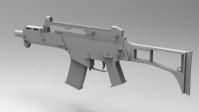 3D模型 冲锋枪