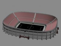 体育场,体育馆,露天体育馆,足球场,露天足球场3D模型
