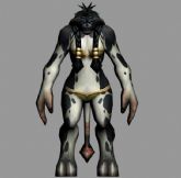 魔兽世界里的牛头人角色3D模型