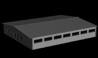 仓库,厂房建筑3D模型