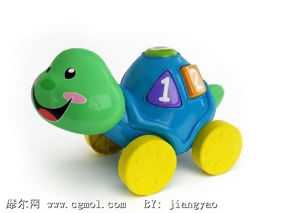 小乌龟玩具车 儿童玩具3D模型,其他,室内模型