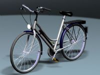 自行车,脚踏车3D模型