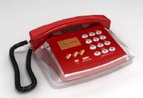 红色电话3D模型
