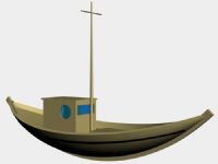 渔船3D模型