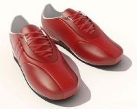 女性红色运动鞋3D模型