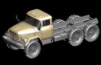 大型运输卡车3D模型
