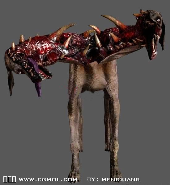 生化危机5 僵尸狗3D模型,其他角色,游戏角色,3