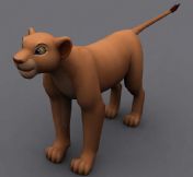 迪斯尼动画《狮子王》纳拉狮子3D模型