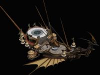 龙之谷中的飞艇,3D游戏模型