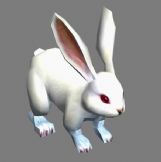 可爱兔子,3D游戏角色模型