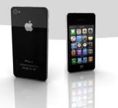 苹果iphone4手机,maya手机模型