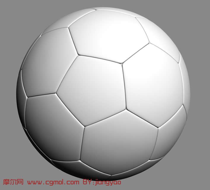 3d足球football模型