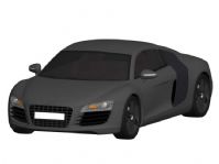 奥迪R8汽车3D模型