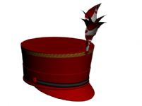礼帽,军帽3D模型