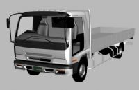 ISUZU中型卡车3D模型