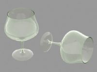 玻璃杯,酒杯3D模型