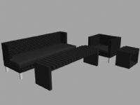 简易沙发sofa模型