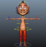 maya绑定动画练习的模型