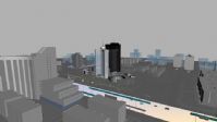 未来城市建筑场景3D模型