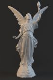 女神雕像,雕塑3D模型
