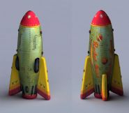 未来火星运载火箭3D模型