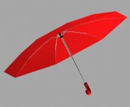 红色的雨伞,太阳伞3D模型