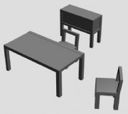 桌子,椅子3D模型